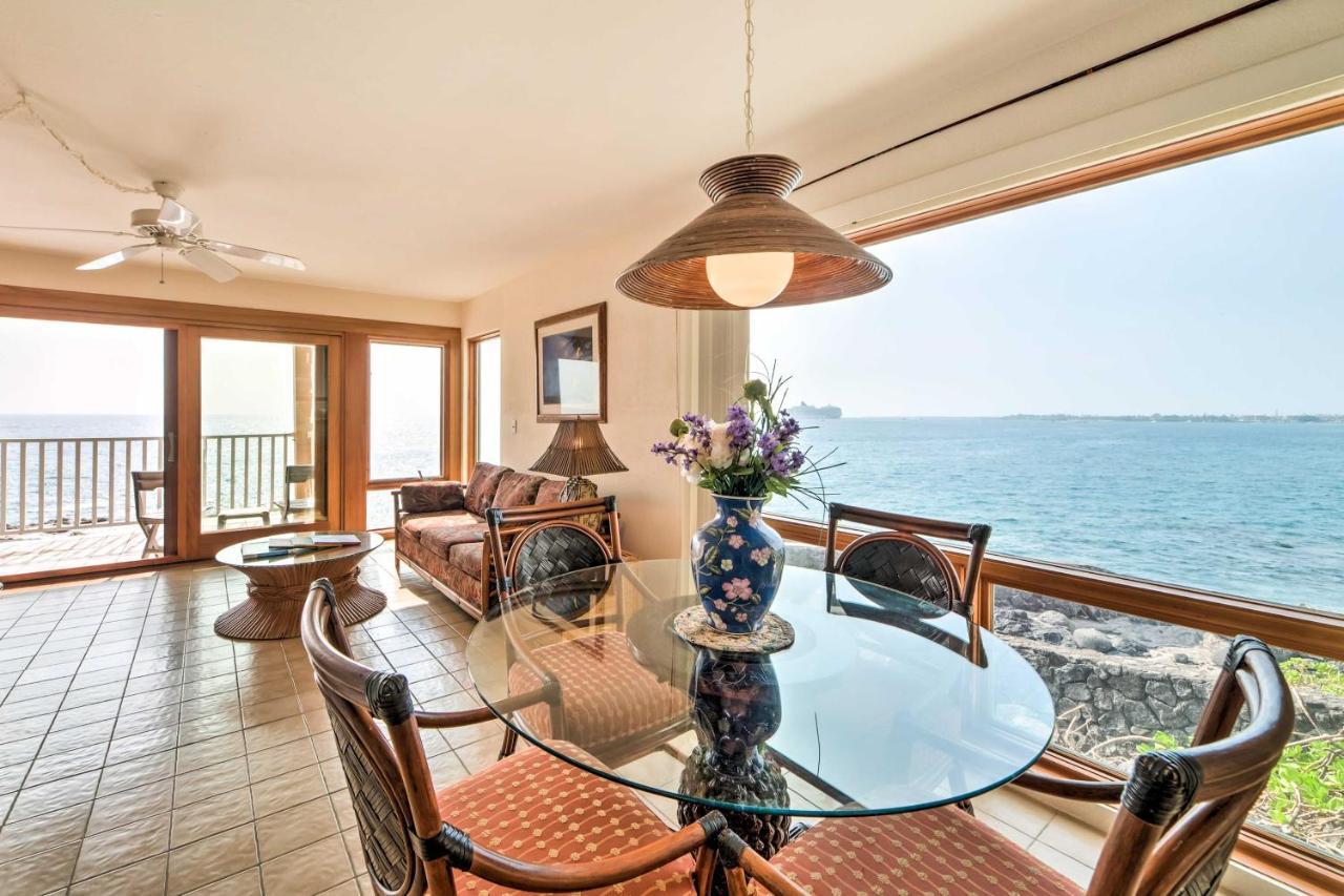Oceanfront Kailua-Kona Townhome With Pool And Views! Esterno foto